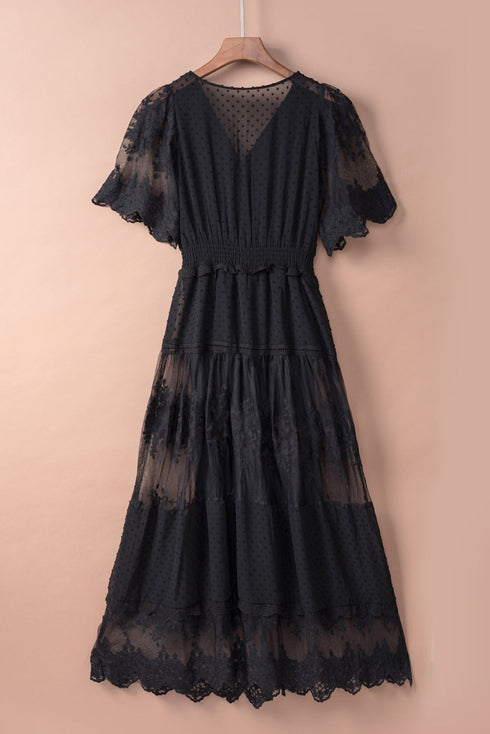 Luminous Dawn Lace Gown